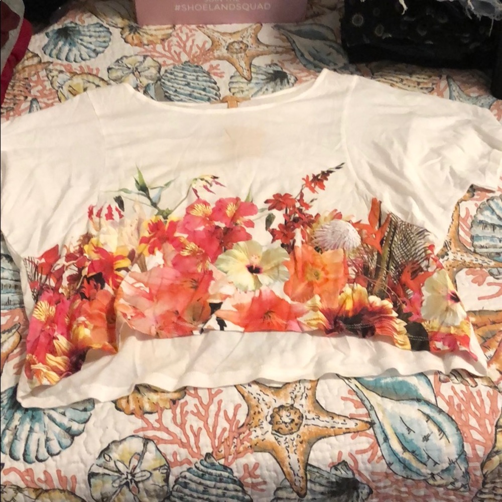 Floral crop top